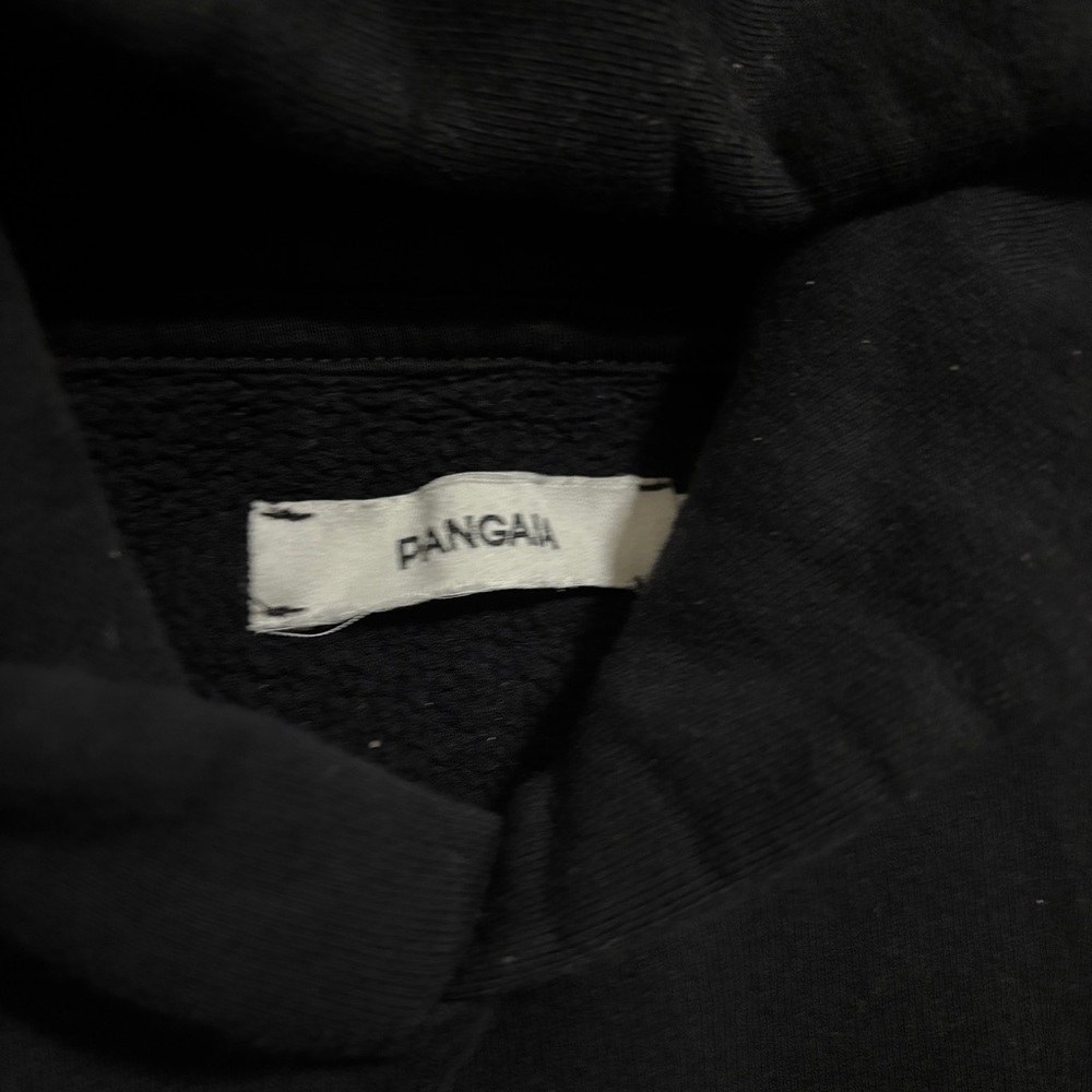 Pangaia Unisex Black Hoodie Size S Organic Cotton Heavyweight Pullover - Picture 8 of 14